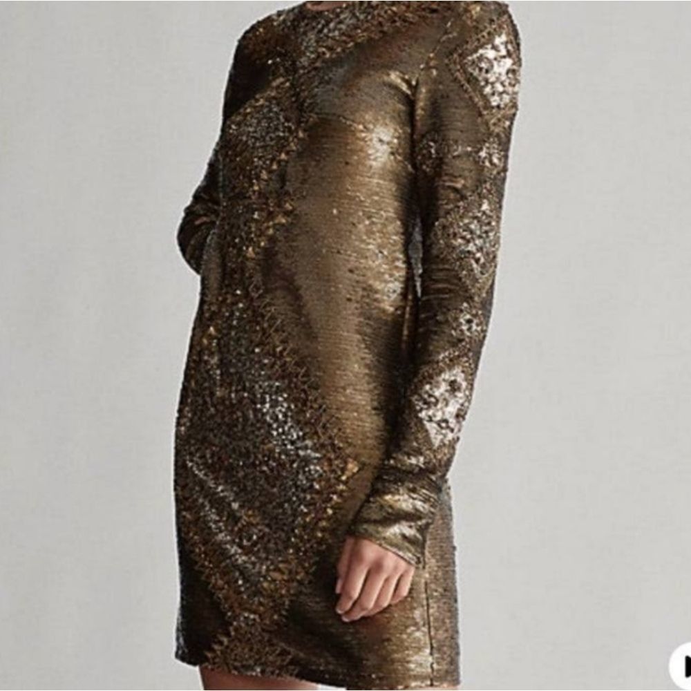 POLO RALPH AND LAUREN SEQUIN DRESS